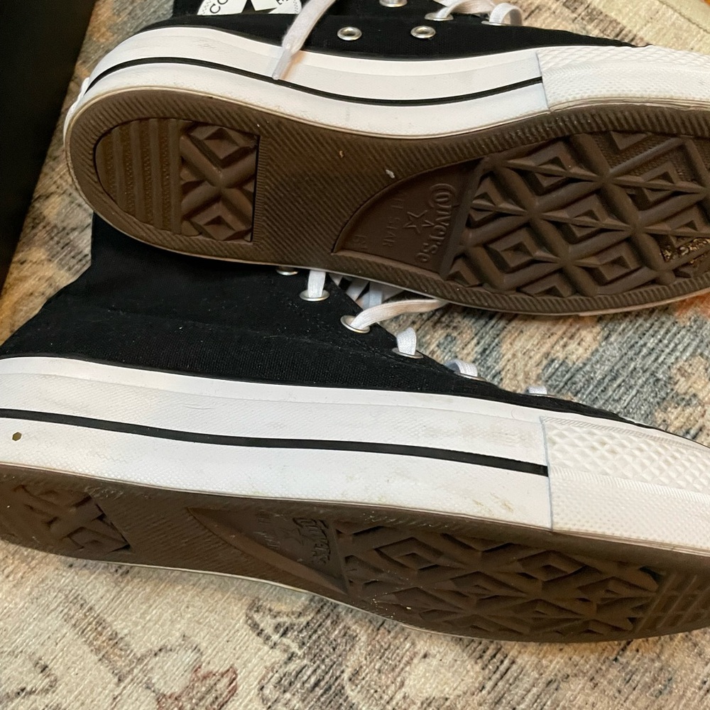 Black Platform Converse